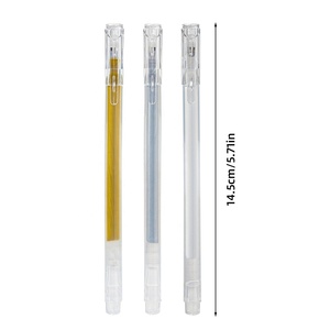 Nghệ Thuật Cổ Điển Mới Nổi Bật Vàng Bạc Trắng Đen Màu Học Sinh Trung Học Vẽ Tay Tự Làm Thủ Công Bút Văn Phòng Phẩm Tùy Chỉnh 3 cái/túi - Product Image 5