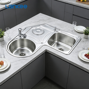 Artículos 996A fregadero <span class=keywords><strong>de</strong></span> <span class=keywords><strong>esquina</strong></span> <span class=keywords><strong>de</strong></span> acero inoxidable - Product Image 1