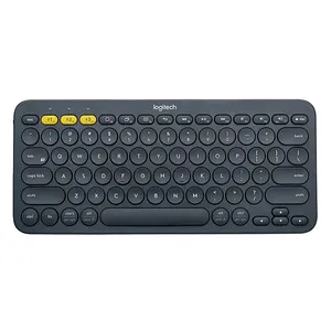 Logitech K380 Multi-Geräte-Bluetooth-Tastatur mit kompaktem schlankem Profil einfaches Umschalten für Mac