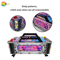 Table de hockey électronique à monnayeur pour adultes et enfants, super rapide, machine de jeu d'arcade certifiée CE, version anglaise, 2 joueurs, KAIMELON