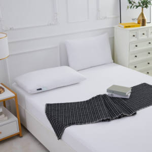 Impermeable Hospital Pareja Terry 100% Algodón Colchón Protector Cubierta Antipolvo Ácaros Anti-bacterias Protección 200TC Hilo - Product Image 5