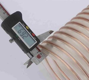 <span class=keywords><strong>Tuyau</strong></span> <span class=keywords><strong>flexible</strong></span> en acier renforcé avec paroi intérieure plate et lisse en PU pour l'<span class=keywords><strong>aspiration</strong></span> et le transport de poussière, de poudres, de copeaux de <span class=keywords><strong>bois</strong></span> - Product Image 6