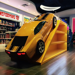 Vehículo de dibujos animados de fibra de vidrio Premium, modelo de coche de fantasía hecho a mano para museos infantiles - Product Image 4