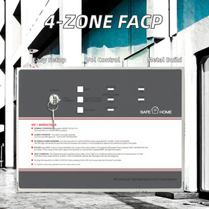 家用金属火灾烟雾安全检测报警系统 GSM 传感器 100-200m 检测范围 <span class=keywords><strong>4</strong></span> 区域 涂鸦智能 易于安装 - Product Image 2