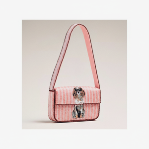 Mini sac à main brillant à perles avec bandoulière flexible - Product Image 1