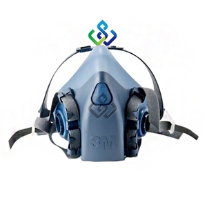 มีสินค้าในสต็อก ของแท้ 100% ใหม่เอี่ยม หน้ากากครึ่งหน้า <span class=keywords><strong>3M</strong></span> แบบใช้ซ้ำได้ 1=1 ชิ้น รุ่น <span class=keywords><strong>7502</strong></span> - Product Image 1