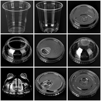 Gobelets en plastique PET jetables durables de 360 ml, 500 ml, 700 ml en forme de U pour fêtes, café, thé, diamètre 90 mm – Approvisionnement direct usine