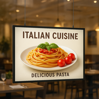 Écran de menu d'affaires de restaurant de 32 43 55 pouces Écran de télévision Full Hd Écrans de menu électronique de café