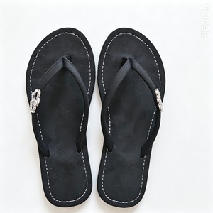 <span class=keywords><strong>Ciabatte</strong></span> piatte in similpelle da donna <span class=keywords><strong>con</strong></span> decorazioni in pietra, sandali casual da esterno <span class=keywords><strong>con</strong></span> cristalli, infradito. - Product Image 5