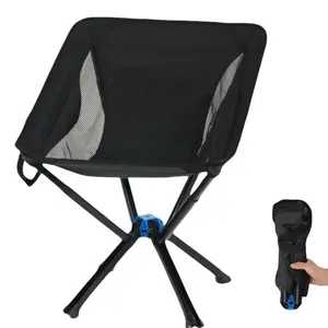 RTS S Lightweight Portable Folding Bottle Sized Cliq Chair Aluminum Beach Chair for Camping Fishing Hiking Beach Chair