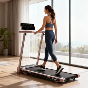 <span class=keywords><strong>Caminadora</strong></span> Eléctrica Plegable Aeróbica Rosa de Lujo para el Hogar 2025, Máquina de Caminar Interior Ultrasilenciosa Personalizada para Chicas - Product Image 2