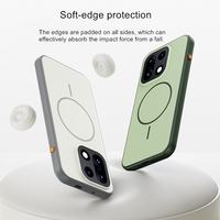 Étui magnétique professionnel pour OnePlus 15, finition mate givrée, toucher agréable, coque de téléphone portable antichoc 2 en 1 en TPU+PC pour OnePlus 15
