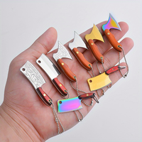 Couteau de poche mini en acier Damas de la marque YATONG, dernière technologie, manche en bois DIY, OEM, multifonctionnel, épaisseur 1,5 mm, type Bowie
