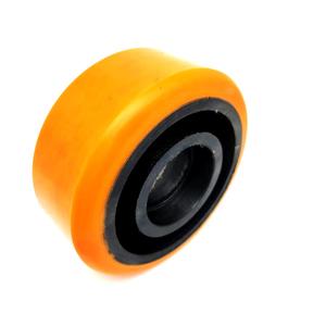 Linde 0009933409รถยกล้อบาลานซ์ PU ของแท้ Roller130x55-52มม. สำหรับรถยก1220-142001-00ใหม่3เดือน - Product Image 1