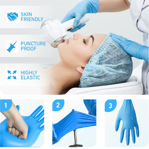 Guantes <span class=keywords><strong>de</strong></span> Nitrilo Ecológicos <span class=keywords><strong>de</strong></span> Alta Protección Antialérgica para Uso <span class=keywords><strong>Automotriz</strong></span>/Mecánico, Desechables, Certificados CE, con Dedos Texturizados - Product Image 2