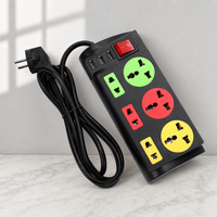 Multiprise domestique avec interrupteur, 6 prises, 2m, 3 ports USB, norme européenne, nouvelle multiprise à commande totale