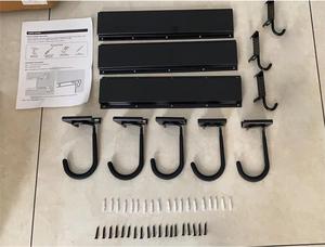 Venta directa de fábrica, ganchos de estante de bicicleta de montaje en pared de acero al carbono para pared de <span class=keywords><strong>garaje</strong></span> para <span class=keywords><strong>bicicletas</strong></span> y cascos, estante de almacenamiento de <span class=keywords><strong>garaje</strong></span> - Product Image 3