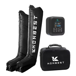 Nuevo Diseño, Pantalla Táctil LCD, 6 Cámaras, Tamaño Ajustable, 30-260 mmHg, Botas de Compresión de Aire Recargables por USB para Masaje de Piernas y Recuperación - Product Image 1