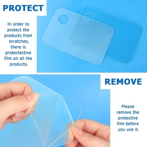 2 חבילה 9.8x5.9 אינץ 'צבע אקריליק לוח צבע צבע משטח משטח משטח ציור אמנות <span class=keywords><strong>diy</strong></span> ציור מדפי תצוגה נקי קל - Product Image 5