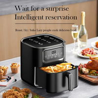 Nouvelle arrivée pas cher bonne qualité air fryer rack air fryer sans huile 5L 6L électrique profonde sans huile grande friteuse pas cher