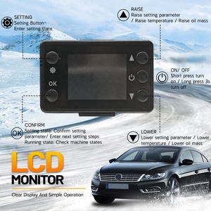 Calentador de coche de estacionamiento de aire diésel autónomo todo en uno 12V/24V camiones autobuses <span class=keywords><strong>caravanas</strong></span> AC hacer 5KW potencia nueva condición 2000W refrigeración - Product Image 4