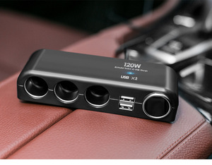 Multifunction Car Charger <strong>Cigarette</strong> <strong>Lighter</strong> 2.1A <strong>USB</strong> Fast Charger Splitter <strong>Socket</strong> - Product Image 5
