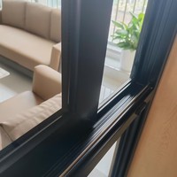 Ventanas Corredizas de Aluminio con Certificación AMJ NFRC CA Energy Star, Doble Acristalamiento, Vidrio Low-E, Ventanas de Repuesto para Proyectos Premium