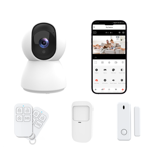 Système d'alarme de sécurité domestique Tuya Smart WiFi 2.4G & 5G BLE avec caméra 1080P, prise en charge de la liaison de scènes et capteur de sécurité DIY - Product Image 1