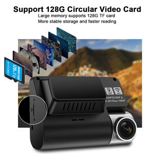 Car Black Box 4K <span class=keywords><strong>3</strong></span> Inch Dvr Recorder Camara Wifi GPS Car Dash Cam De Seguridad Camcorder Dashcam Video Recording - Product Image 4