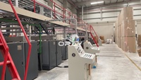 Línea de Producción de Cartón Corrugado de 5 Capas Totalmente Automática Oray, 2200 mm, 200 m/min, Línea Corrugadora de Alta Velocidad para Cajas de Cartón