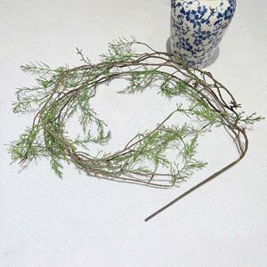 Hiedra Artificial de Aspargosa Meng Jie, 100-200cm, Ramas Colgantes de Plástico para Decoración de Bosques - Product Image 4