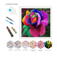 Peinture Diamant 5D DIY Tournesol, Broderie Diamant, Taille d'image complète, Perles carrées/rondes, Décoration Maison, Cadeau