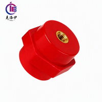 Aisladores Eléctricos de Plástico Directo de Fábrica, SEP35*40 DMC Hex, Soporte para Barra Colectora, Aisladores de Barra Colectora con Pernos, OEM y ODM