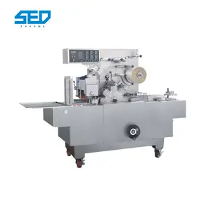 Automatic Cellophane Packaging Machine 3D Wrapper Machine Perfume Box Cosmetic Condom Overwrapping Machine