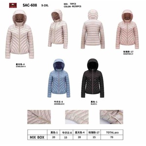 Veste en coton légère HDJ Fashion Junior SAC-608 pour femmes grandes tailles - Product Image 1