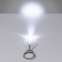 Kunci lampu LED iklan cetak LOGO, gantungan kunci LED Mini hadiah promosi terbaik, Gantungan Kunci lampu UV LED