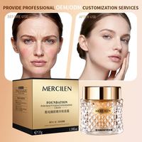 Fond de Teint Liquide Fini Naturel Couvrance Totale Adaptatif Végan Maquillage Base Isolante Cosmétique