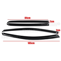 4 Deflectores de Viento para Ventanas de Coche, Visores de Ventana Tintados, Protectores Contra Sol y Lluvia para VW Golf 7ª Gen MK7 MK7.5 2013-2020