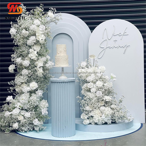Juego de telón de fondo de arco de PVC personalizado suave soporte de fondo de PVC acrílico para exhibición de arco de Evento de cumpleaños - Product Image 1