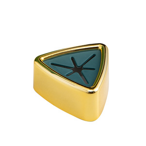 Towel Hooks Wall Mounted Gold Plated Polygon Shape Punch Free <b>Storage</b> For <b>Kitchen</b> Bathroom - Product Image 5