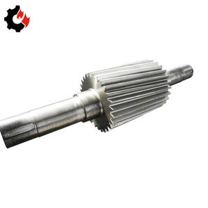 เพลาเกียร์ที่ผลิตจากโรงงานและผ่านกระบวนการอบชุบแข็ง พร้อมพื้นผิวเกียร์ที่มีความแข็งปานกลางหรือผ่านกระบวนการคาร์บูไรซ์ - Product Image 4