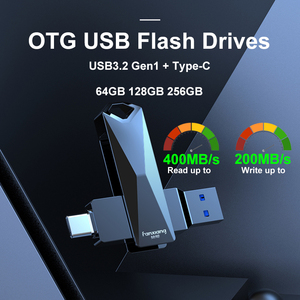 Điện Thoại Di Động U Đĩa Memory Ảnh Stick 64GB 128GB 256GB Pendrive Xoay Pen Drive Tốc Độ Cao Loại C SSD OTG <span class=keywords><strong>USB</strong></span> Flash Drive - Product Image 2