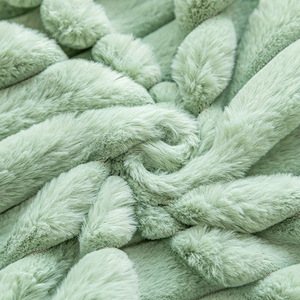 Cuscino Quadrato in Finta Pelliccia di Coniglio a Righe o Tinta Unita YuHe, Personalizzabile per Divano, <span class=keywords><strong>Letto</strong></span>, Ufficio e Camera da <span class=keywords><strong>Letto</strong></span> - Product Image 5