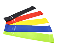 Juego De Mini bandas De bucle De resistencia De látex elástico De 5 colores, bandas gruesas De alta elasticidad De látex con bolsa De transporte Fitness