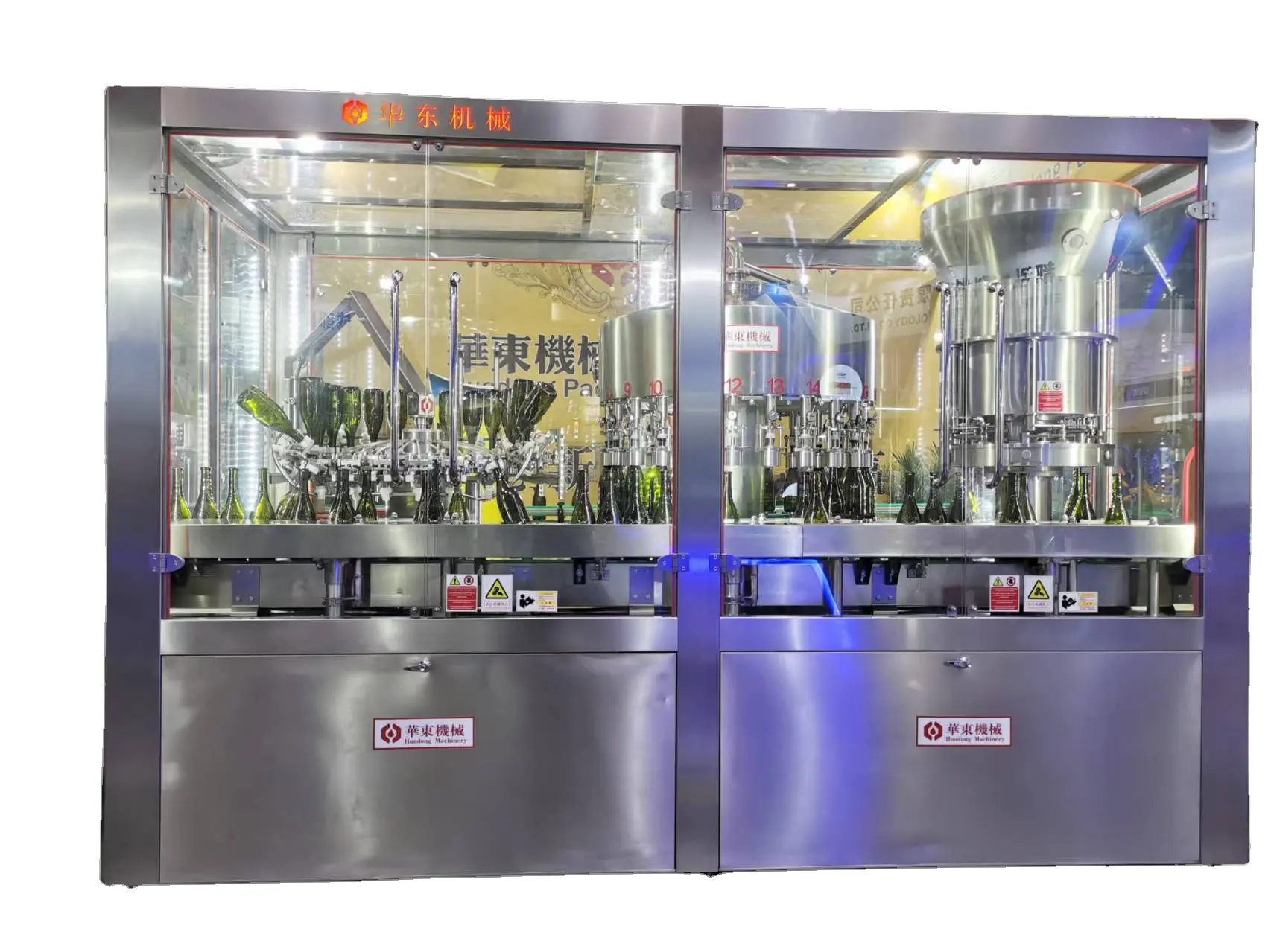 Verimli şarap yıkama ve doldurma işlemleri için şarap pres kelepçesi dolum makinesi