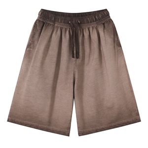 Shorts de sport décontractés en coton tricoté 100 % anti-plis à taille élastique pour hommes et femmes - Product Image 6