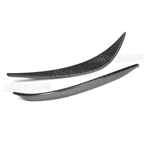 2 pièces de garnitures latérales de pare-chocs avant en fibre de carbone, canards, ailerons, spoiler pour Audi R8 2008 2009 2010 2011 2012 2013 2014 - Product Image 6