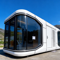 Capsule de maison conteneur moderne de luxe à faible coût pour mini-maison, chambre, bureau et vie minimaliste
