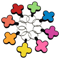 Plaque d'identification personnalisable pour chien en silicone, multicolore, style Instagram, avec code QR imprimable pour l'identification de l'animal