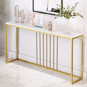USA FREE SHIPPING 120CM Modern Glam <strong>Console</strong> <strong>Table</strong> Popular Home Entryway Marble Sofa Porch Bar Accent <strong>Table</strong> - Product Image 2
